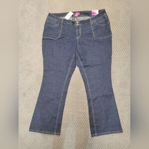 NWT Loop 18 Jeans Juniors Plus 23 Bootcut